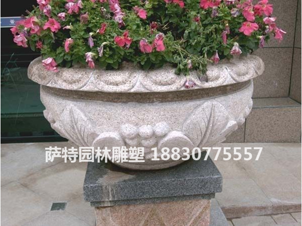喷泉花盆
